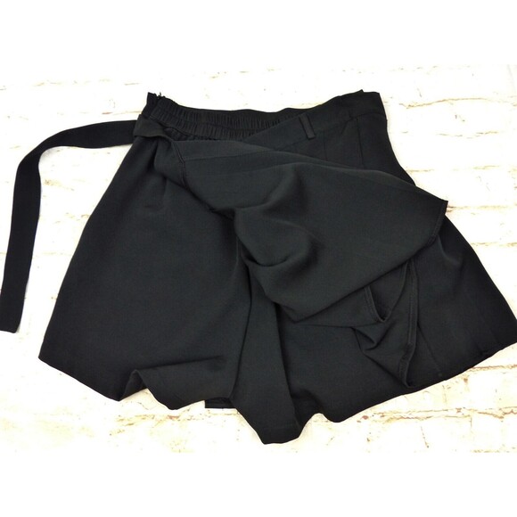 Pleated Mini Skort Skirt Women L Side Plastic Release Buckle Punk Goth Tennis - Picture 7 of 8